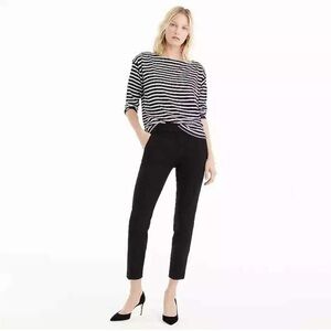 J Crew Cafe Capri black cropped pants